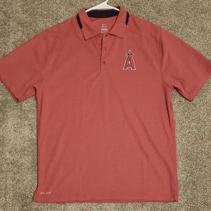 LOS ANGELES ANGELS NIKE POLO SHIRT ADULT MENS MEDI